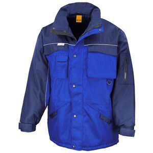Result Mens Workgaurd Zip Sleeve Heavy Duty Water Repellent Windproof Jacket / R